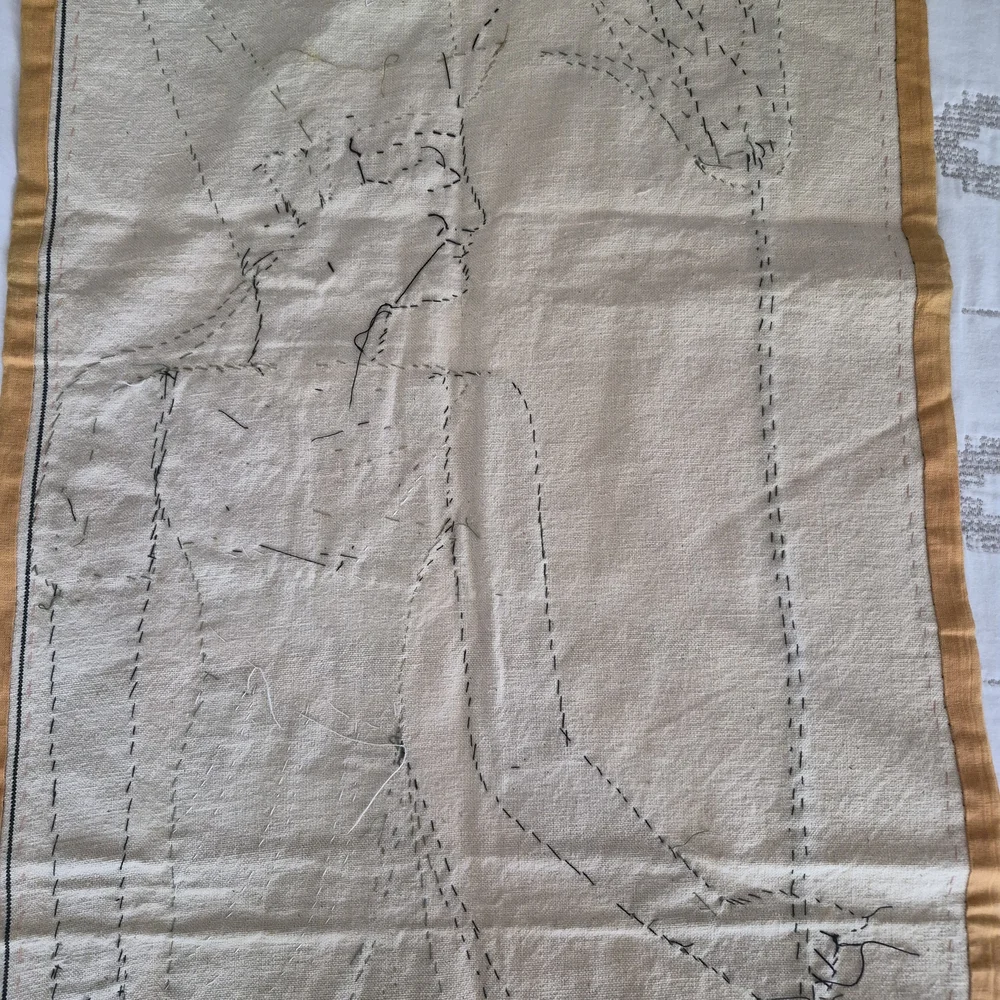Vintage Egyptian Handmade Wall Tapestry
